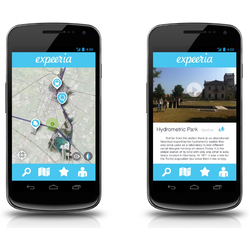 EXPeeRIA: Experiencing a Network of Places for Expo